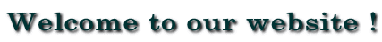 Welcome to our website !
